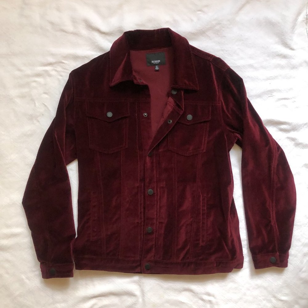 Hudson Jean Velvet Port Trucker Jacket